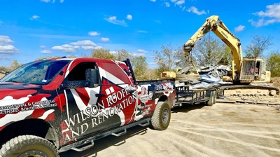Wilson Roofing Truck Photo