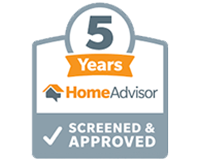 Home Advisor Top Rated  5 years screened & approved